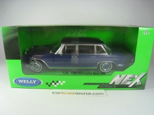 MERCEDES BENZ 600 1963 W100 1/24 WELLY (BLUE)