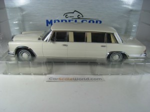 MERCEDES BENZ 600 PULLMAN (W100) 1969 1/18 MCG (WHITE)