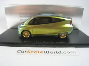 MERCEDES BENZ BIONIC CAR CONCEPT 2005 1/43 SPARK (YELLOW GREEN)