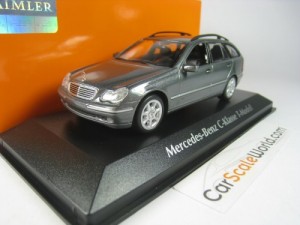 MERCEDES BENZ C CLASS T-MODELL 2001 1/43 MAXICHAMPS (GREY)