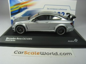 MERCEDES BENZ C63 AMG COUPE BLACK SERIES 2012 1/43 SOLIDO (MATT GREY)