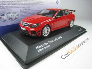 MERCEDES BENZ C63 AMG COUPE BLACK SERIES 1/43 SOLIDO (RED)