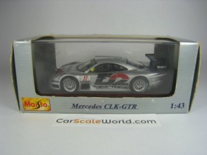 MERCEDES BENZ CLK GTR D2 WARSTEINER #11 FIA GT 1997 1/43 MAISTO