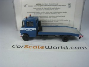 MERCEDES BENZ L 608 D ABSCHLEPPWAGEN MERCEDES BENZ SERVICE 1/87 BREKINA