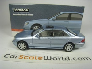 MERCEDES BENZ S CLASS W220 1/64 TARMAC (LIGHT BLUE)