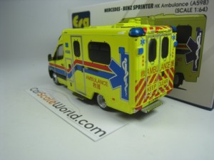 MERCEDES BENZ SPRINTER HONG KONG AMBULANCE (A598) 1/64 ERA CAR