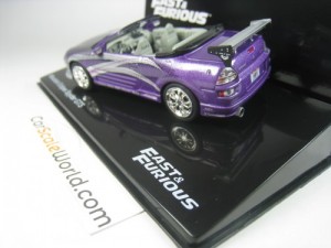 MITSUBISHI ECLIPSE SPYDER GTS FAST AND FURIOUS 1/43 IXO ALTAYA (PUPLE)