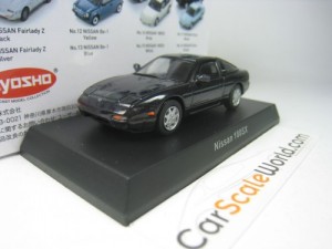 NISSAN 180SX 1990 1/64 KYOSHO (BLACK)