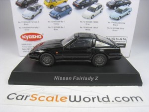 NISSAN FAIRLADY Z  HZ31 300ZX 1986 1/64 KYOSHO (BLACK)