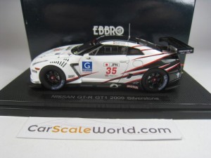 NISSAN GT-R GT1 2009 SILVERSTONE 1/43 EBBRO