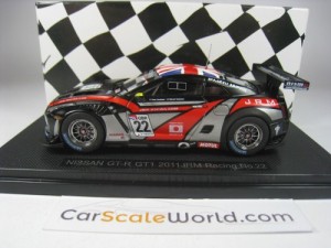 NISSAN GT-R GT1 2011 JRM RACING 1/43 EBBRO