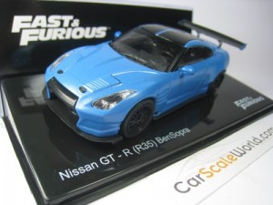 NISSAN GT-R (R35) BENSOPRA FAST AND FURIOUS 1/43 IXO ALTAYA