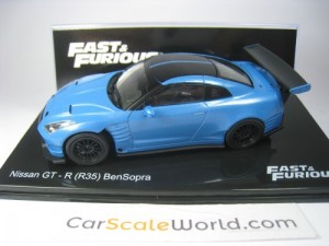 NISSAN GT-R (R35) BENSOPRA FAST AND FURIOUS 1/43 IXO ALTAYA