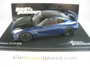 NISSAN GT-R R35 FAST AND FURIOUS 1/43 IXO ALTAYA