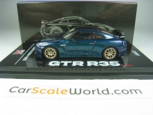 NISSAN GT-R R35 T-SPEC 1/64 INNO64 (MIDNIGHT PURPLE)