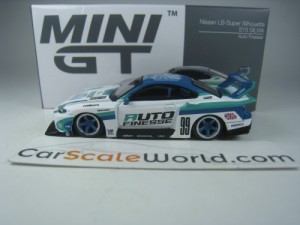 NISSAN LB-SUPER SILHOUETTE S15 SILVIA AUTO FINESSE (RHD) 1/64 MINI GT 