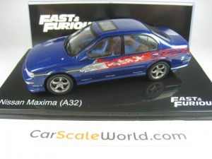 NISSAN MAXIMA A32 FAST AND FURIOUS 1/43 IXO ALTAYA 