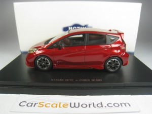 NISSAN NOTE E-POWER NISMO 2018 (RHD) 1/43 EBBRO (GARNET RED)