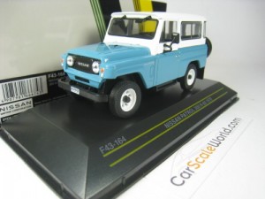 NISSAN PATROL 300 H-60 1970 1/43 FIRST43 (LIGHT BLUE/WHITE)