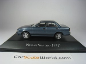 NISSAN SENTRA 1991 1/43 IXO SALVAT (BLUE) WITH BLISTER