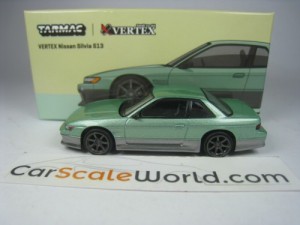 NISSAN SILVIA S13 VERTEX 1/64 TARMAC (GREEN)