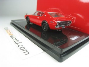 NISSAN SKYLINE 2000 GT-R KPGC110 1/64 INNO64 (RED)