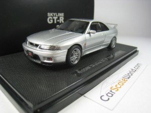 NISSAN SKYLINE GT-R R33 V SPEC 1995 1/43 EBBRO (SILVER)