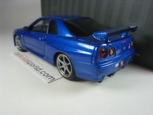 NISSAN SKYLINE GT-R R34 V-SPEC II 1/32 TAYUMO (BLUE)