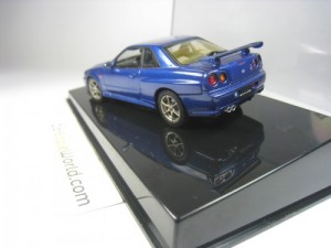 NISSAN SKYLINE GT-R R34 1/43 AUTOART (BLUE)