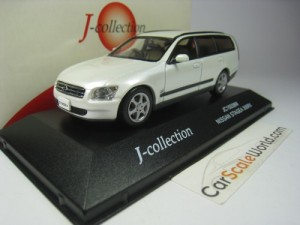 NISSAN STAGEA 300RX 1/43 J-COLLECTION (WHITE)