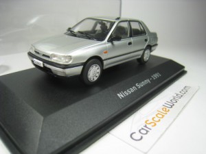 NISSAN SUNNY SEDAN 1992 1/43 IXO HACHETTE (SILVER)