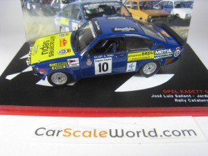 OPEL KADETT GT/E  RALLY CATALUNYA 1979 J.L SALLENT 1/43 IXO ALTAYA