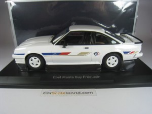 OPEL MANTA GUY FREQUELIN EDITION 1984 1/18 NOREV (WHITE)