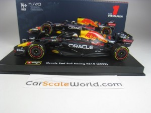 ORACLE RED BULL RACING RB18 2022 MAX VERSTAPPEN 1/43 BBURAGO SIGNATURE