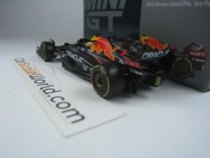 ORACLE RED BULL RACING RB18 MONACO GP 2022 3RD PLACE MAX VERSTAPPEN 1/64 MINI GT