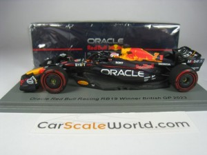 ORACLE RED BULL RACING RB19 WINNER BRITISH GP 2023 MAX VERSTAPPEN 1/43 SPARK