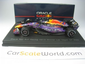 ORACLE RED BULL RACING RB19 WINNER LAS VEGAS GP 2023 MAX VERSTAPPEN 1/64 SPARK