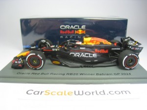 ORACLE RED BULL RACING RB20 WINNER BAHRAIN GP 2024 MAX VERSTAPPEN 1/43 SPARK