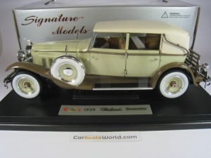 PACKARD BREWSTER 1930 1/18 SIGNATURE MODELS (CREAM)