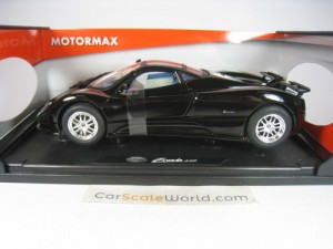 PAGANI ZONDA C12 1/18 MOTORMAX (BLACK)