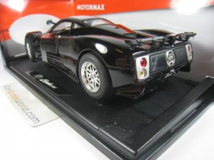 PAGANI ZONDA C12 1/18 MOTORMAX (BLACK)