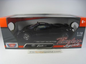 PAGANI ZONDA C12 1/18 MOTORMAX (BLACK)