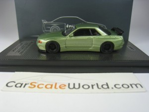 NISSAN SKYLINE GT-R R32 PANDEM ROCKET BUNNY 1/64 INNO64 (GREEN)