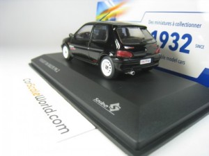 PEUGEOT 106 RALLYE PHASE 2 1996 1/43 SOLIDO (BLACK)