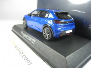 PEUGEOT 208 GT 2024 1/43 NOREV (VERTIGO BLUE)