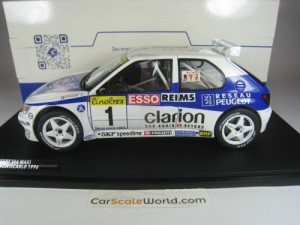 PEUGEOT 306 MAXI RALLY MONTE CARLO 1996 F. DELECOUR 1/18 SOLIDO