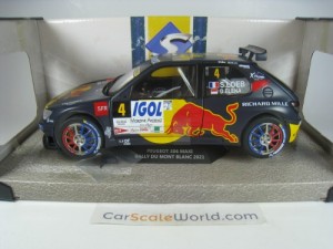 PEUGEOT 306 MAXI RALLYE DU MONT BLANC 2021 S. LOEB 1/18 SOLIDO