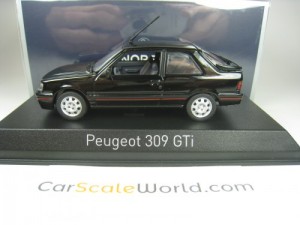 PEUGEOT 309 GTI PHASE 1 1987 1/43 NOREV (BLACK) 