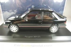 PEUGEOT 309 GTI PHASE 2 1990 1/18 NOREV (BLACK)