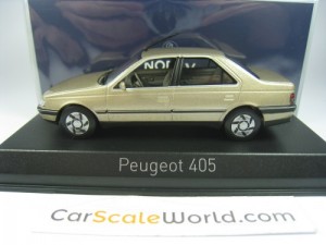 PEUGEOT 405 SRI 1991 1/43 NOREV (MAYFAIR BEIGE)